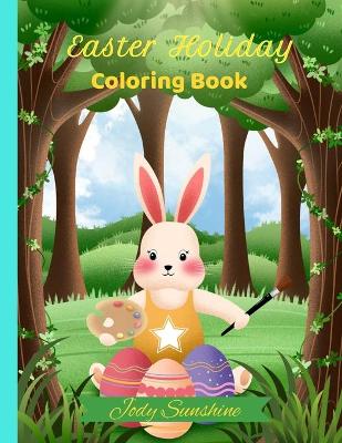 Book cover for Easter Holiday Coloring Book