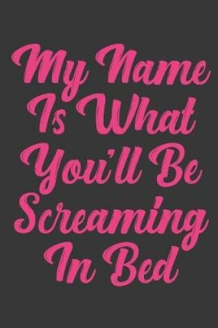 Cover of My Name Is What You'll Be Screaming In Bed