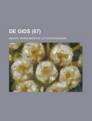 Book cover for de Gids; Nieuwe Vaderlandsche Letteroefeningen (67)