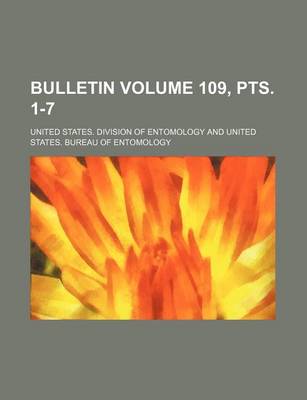 Book cover for Bulletin Volume 109, Pts. 1-7