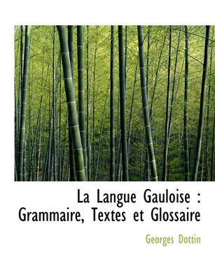 Book cover for La Langue Gauloise