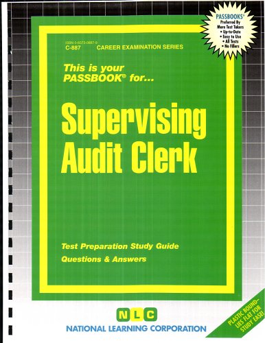 Book cover for Supervising Audit Clerk