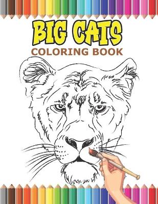 Book cover for BIG CATS coloring book