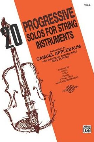 Cover of 20 Progressive Solos for String Instruments
