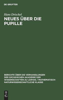 Book cover for Neues Über Die Pupille