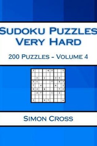 Cover of Sudoku Puzzles Very Hard Volume 4