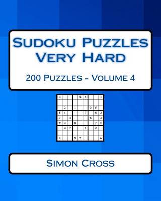 Cover of Sudoku Puzzles Very Hard Volume 4