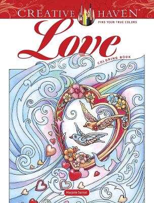 Book cover for Creative Haven Love Coloring Book