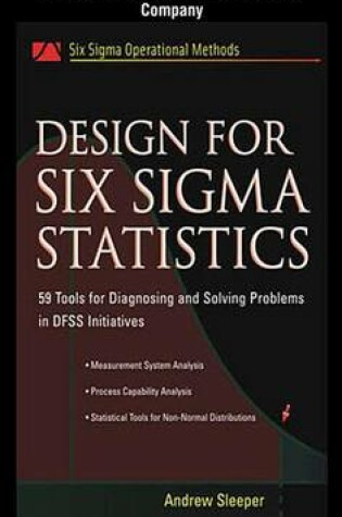 Cover of Design for Six SIGMA Statistics, Chapter 1 - Engineering in a Six SIGMA Company