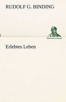 Book cover for Erlebtes Leben