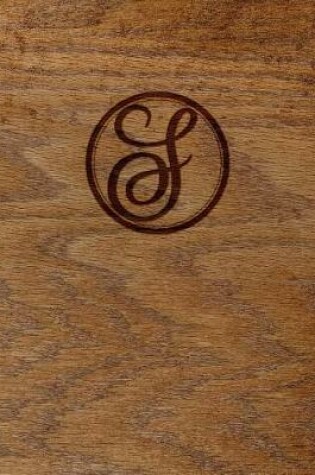 Cover of Wood Burned Monogram Creative Journal - S