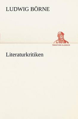 Book cover for Literaturkritiken