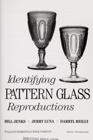 Cover of Identifying Pattern Glass Reproductions