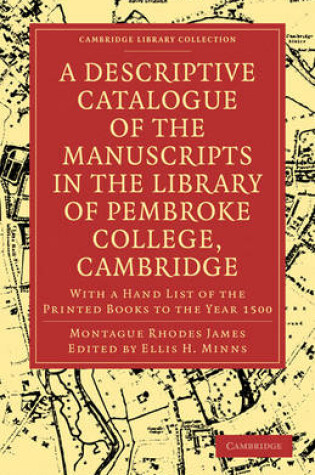 Cover of A Descriptive Catalogue of the Manuscripts in the Library of Pembroke College, Cambridge