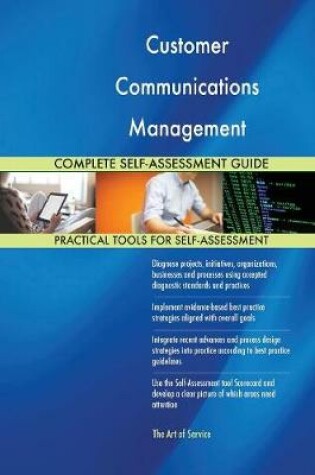 Cover of Customer Communications Management Solutions Complete Self-Assessment Guide