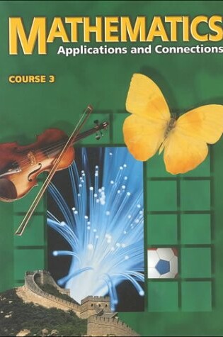 Cover of Mathematics: Applications & Connections -Course 3 -1998 - Student Edition