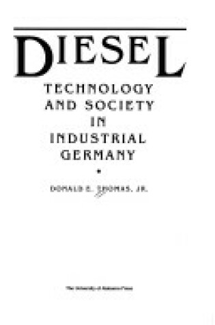 Cover of Diesel Technology and Society in Industrial Society