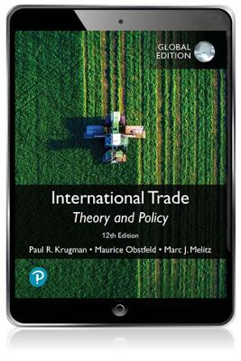 Book cover for International Trade: Theory and Policy, Global Edition