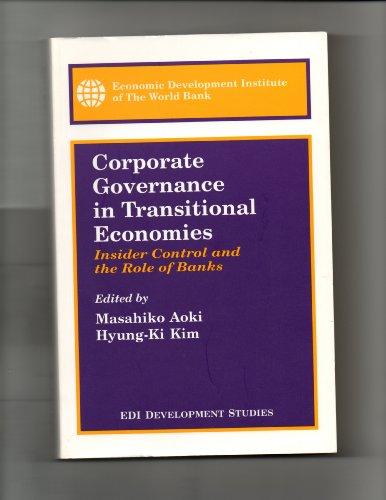 Cover of Corporate Governance in Transitional Economics