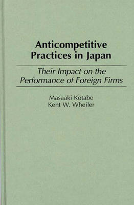 Book cover for Anticompetitive Practices in Japan