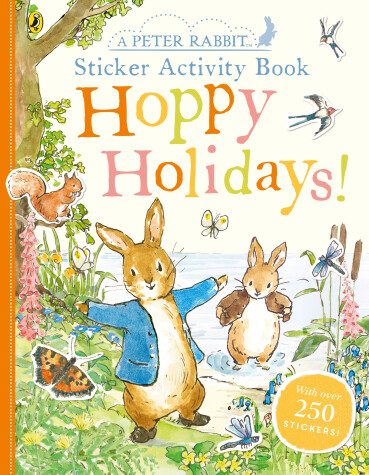Book cover for Peter Rabbit Hoppy Holidays Sticker Activity Book