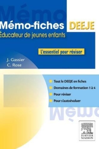 Cover of M�mo-Fiches Deeje - Dipl�me d'�tat d'�ducateur de Jeunes Enfants