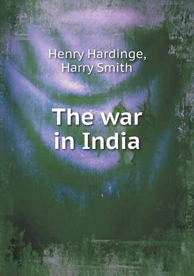 Book cover for The war in India