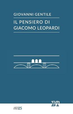 Book cover for Il pensiero di Giacomo Leopardi