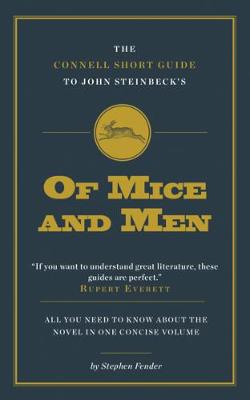 Book cover for The Connell Short Guide To John Steinbeck's Of Mice and Men