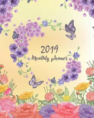Book cover for Monthly Planner 2019
