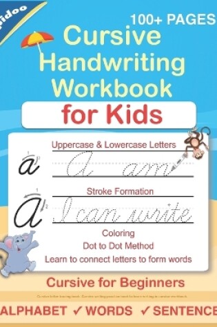 Cover of Cursive Handwriting Workbook For Kids