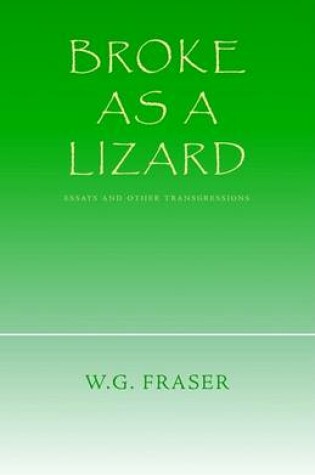 Cover of Broke as a Lizard