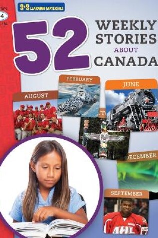 Cover of 52 Weekly Nonfiction Stories About Canada Grades 3-4