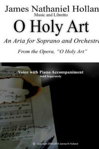 Cover of O Holy Art, Aria for Soprano and Orchestra