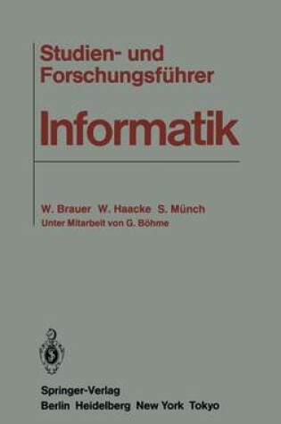 Cover of Studien- Und Forschungsfuhrer Informatik