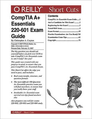 Cover of Comptia A+essentials 220-601 Exam Guide