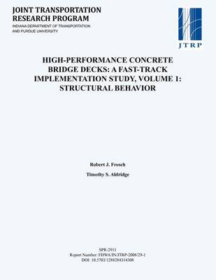 Book cover for High-Performance Concrete Bridge Decks