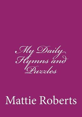 Book cover for My Daily Hymns and Puzzles
