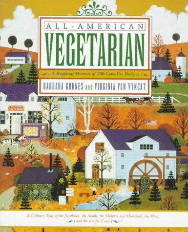 Book cover for The All-American Vegetarian