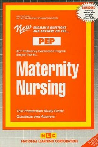 Cover of MATERNITY NURSING