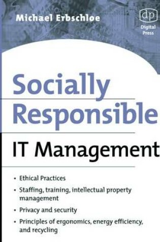 Cover of Socially Responsible IT Management