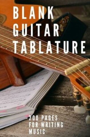 Cover of Blank Guitar Tablatures