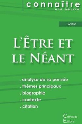 Cover of Fiche de lecture L'Etre et le Neant de Jean-Paul Sartre (Analyse philosophique de reference et resume complet)