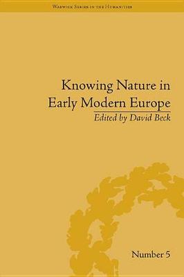 Book cover for Knowing Nature in Early Modern Europe