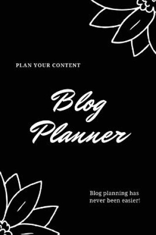 Cover of Blog Planner