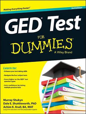 Book cover for GED Test for Dummies