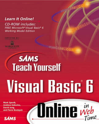 Book cover for Sams Teach Yourself Visual Basic 6 Online in Web Time