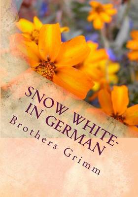 Book cover for Snow White- in German