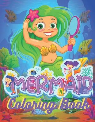 Book cover for Mermaid Coloring Book