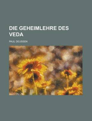 Book cover for Die Geheimlehre Des Veda